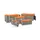 Opbergbox 150L H X B X D 530X 800X 600Mm Met 2Wielen Geel