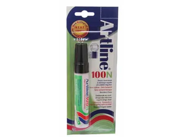 Permanent marker Artline 100 zwart op blister