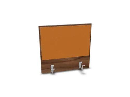 opzetpaneel v. bureau aanbouw achter NP-tiepolo nut BN3005-geel 600mm