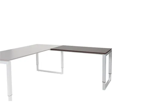 Domino Plus Aanbouw Hoogte Verstelbaar 1200x600mm Logan Eiken 25mm Alu