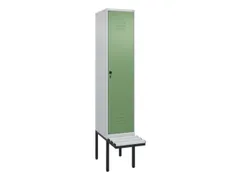 locker voor scheiding van kleding,HxBxD 2120x400x815mm,1vak