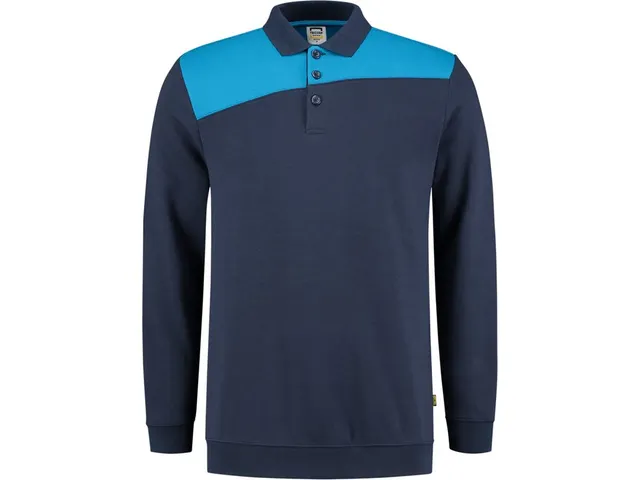 Tricorp 302004 polosweater, inktblauw/blauw, maat 4XL, per stuk