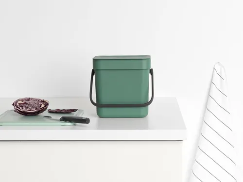 Afvalemmer Sort & Go 3 Liter Groen