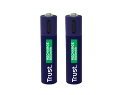 Batterij Trust USB-C oplaadbaar AAA 2 stuks
