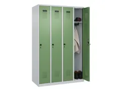 locker,HxBxD 1850x1200x500mm,4vak,vak B 300mm,draaigrendel