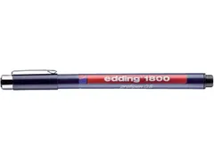 Fineliner edding 1800 zwart 0.5mm