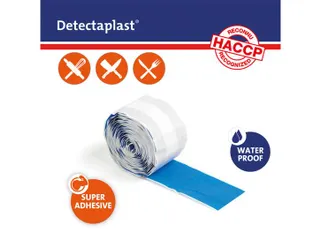 Detectaplast 8055 Pleister waterafstotend blauw 6cmx5m - 2