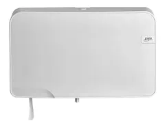 Toiletroldispenser QuartzLine Mini Duo Jumbo Wit