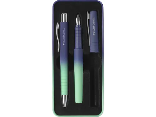 Balpen en Vulpen FC Poly Pen in giftbox Buzzing Blue