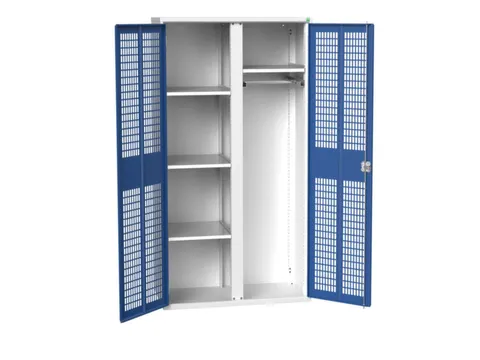 universele kast,HxBxD 2000x1050x550mm,4xStalen bodem,scheidingswand