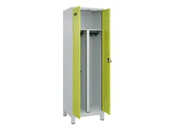 PBM-locker,HxBxD 1950x600x500mm,2vak,vak B 300mm,draaigrendel