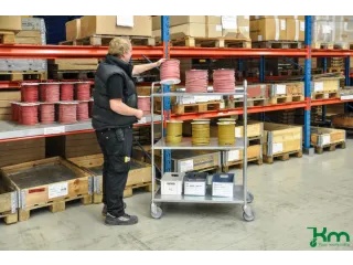 etagewagen,draagverm. 250kg,4etage(s),laadvl. LxB 900x540mm - 3