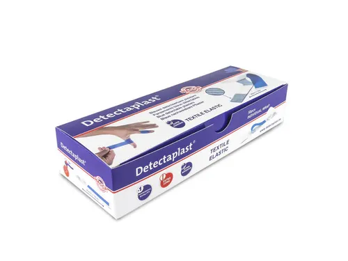 Detectaplast 8348AN Textielpleister Elastisch Blauw 180x20mm 50 Stuks