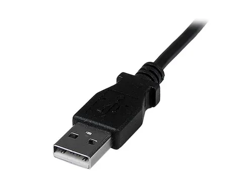 2m mini USB-kabel A-naar-mini-B met neerwaartse hoek