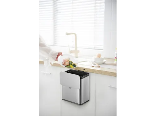 Afvalbak EKO Puro S Food Waste Caddy 7 liter RVS