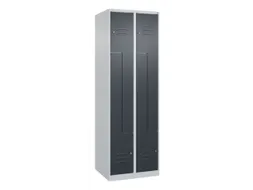 Z-garderobekast,HxBxD 1850x600x500mm,vak B 150/300mm,cil.-slot