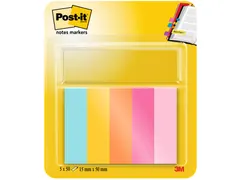 Markeerstrook Post-it 670 15x50mm Beachside 5 stuks