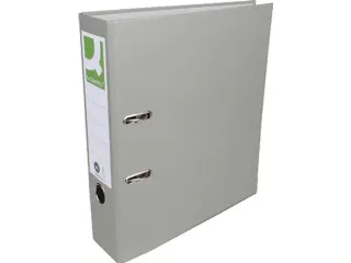Ordner A4 uit PP en papier rug van 50mm grijs - 1