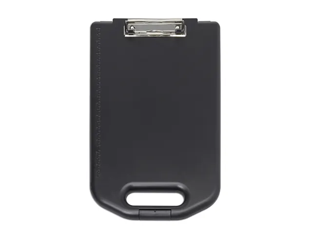 Klembordkoffer MAULbreed A4 staand opbergvak large topopening PP zwart