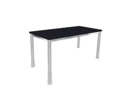 In hoogte verstelbaar bureau,HxBxD 720-840x1200x600mm,CC-zwart