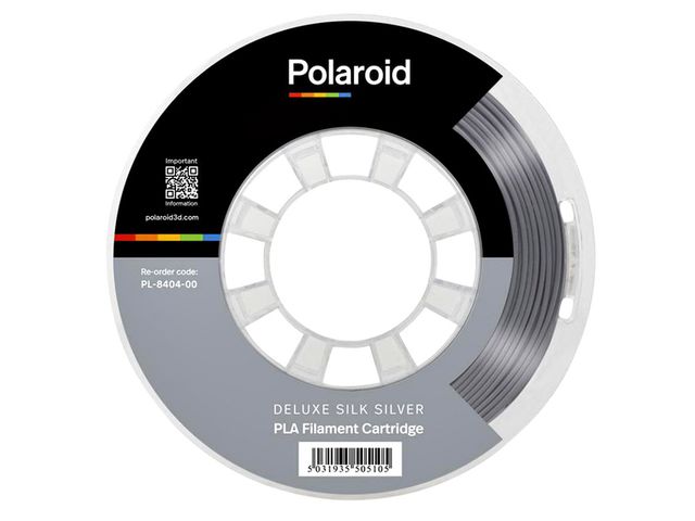 3D Filament Polaroid PLA Universal 250g Deluxe Zijde zilver | 3dprinterfilamenten.be