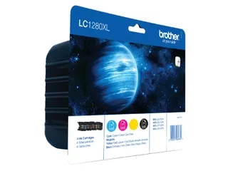 Brother LC-1280XLVALBP Inktcartridge Zwart + 3 Kleuren HC - 1