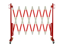 schaarhek,paal HxØ 1000x27mm,HxBxD 1000x0-3600x500mm,paal staal,rood