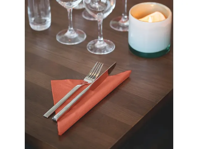 Tork 477601 Soft Dinnerservet Advanced Terracotta 39x39cm