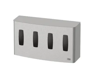 CMT Swoosh handschoendispenser Quattro horizontaal gesloten RVS - 1