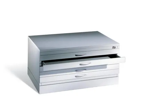 Tekeningenkast Hxbxd 760x1350x960mm 5 Laden Din A0 Ral7035