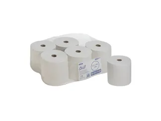 Scott 6665 Performance Handdoekrol Wit 1-Laags 6 rollen - 5