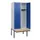 locker met bank,HxBxD 1950x800x815mm,2vak,vak B 400mm,cilinderslot