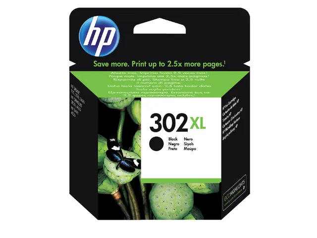 Hp 302xl Inktcartridge Zwart Origineel Standaard Capaciteit F6u68ae