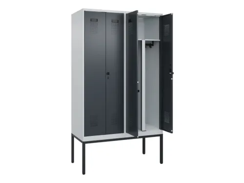 PBM-locker,HxBxD 2120x1200x500mm,4vak,vak B 300mm,draaigrendel