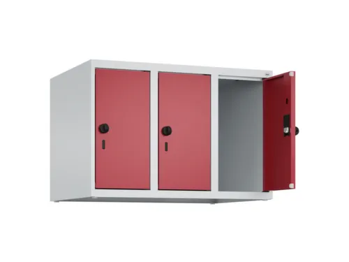 opzetkast,v. locker,3vak.,vak B 250mm,HxBxD 500x750x500mm,vleugeldeur