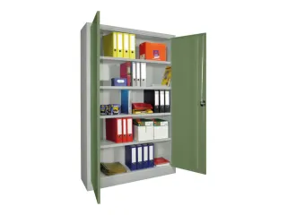 universele kast,HxBxD 1950x1200x400mm,RAL7035,front RAL6011 - 2