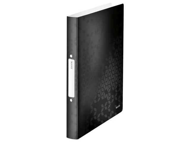 Ringband Leitz WOW A4 2-rings O-mech 25mm PP zwart