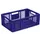Euronorm Stapelkrat Pe 220x600x400mm 43liter Open Blauw
