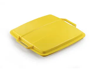 Durable Durabin 90 Liter Deksel Geel - 1