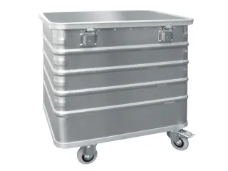 Bakwagens Aluminium Deksel 200kg 740x730x580mm 223l - 1