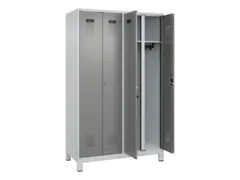 locker voor scheiding van kleding,HxBxD 1950x1200x500mm,4vak