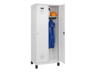 locker,HxBxD 1950x800x500mm,2vak,vak B 400mm,cil.-slot,voeten - 1