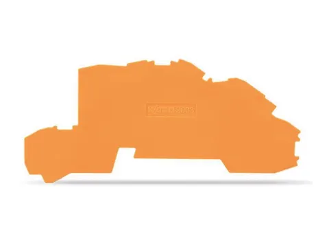 Eind- En Tussenplaat 0,8mm DIK, Oranje