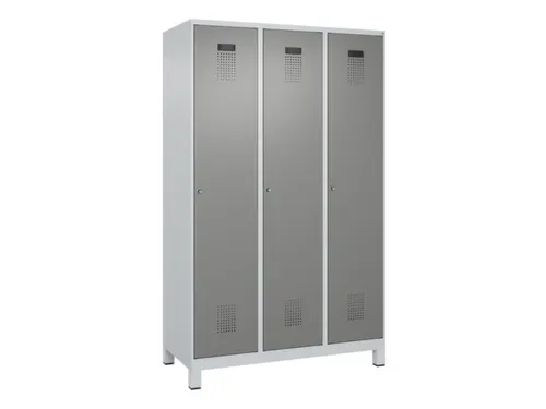 locker,HxBxD 1950x1200x500mm,3vak,vak B 400mm,cil.-slot,voeten