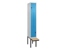 Z-garderobekast,HxBxD 2120x300x815mm,2vak,vak B 300mm,draaigrendel