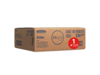 WypAll 8381 doek X70 1-laags wit 42x37,8cm 300 Stuks - 1