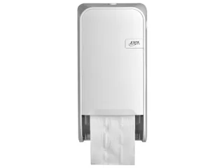 Toiletpapierdispenser Quartzline Q1 systeemrol duo wit 441001 - 1