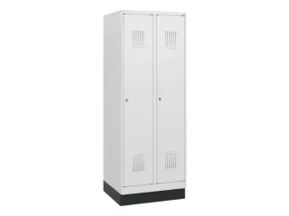 schoollocker,HxBxD 1630x600x500mm,2vak,vak B 300mm,cil.-slot,sokkel - 2
