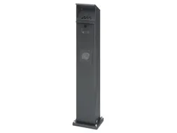 Combi-asbakstaander Vierkant Staalplaat 2/5 Liter 1150X180X150mm