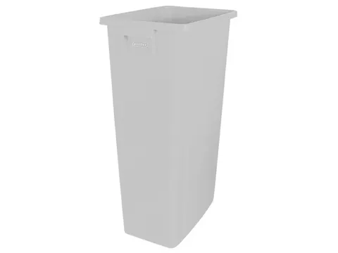 afvalverzamelaar,80l,HxBxD 762x320x460mm,romp PP transparant,gesloten